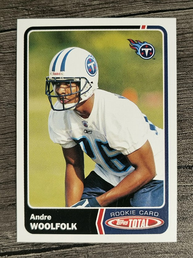 2003 Topps Total #549 Andre Woolfolk RC