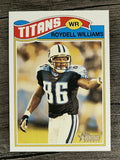 2005 Topps Heritage #294 Roydell Williams RC