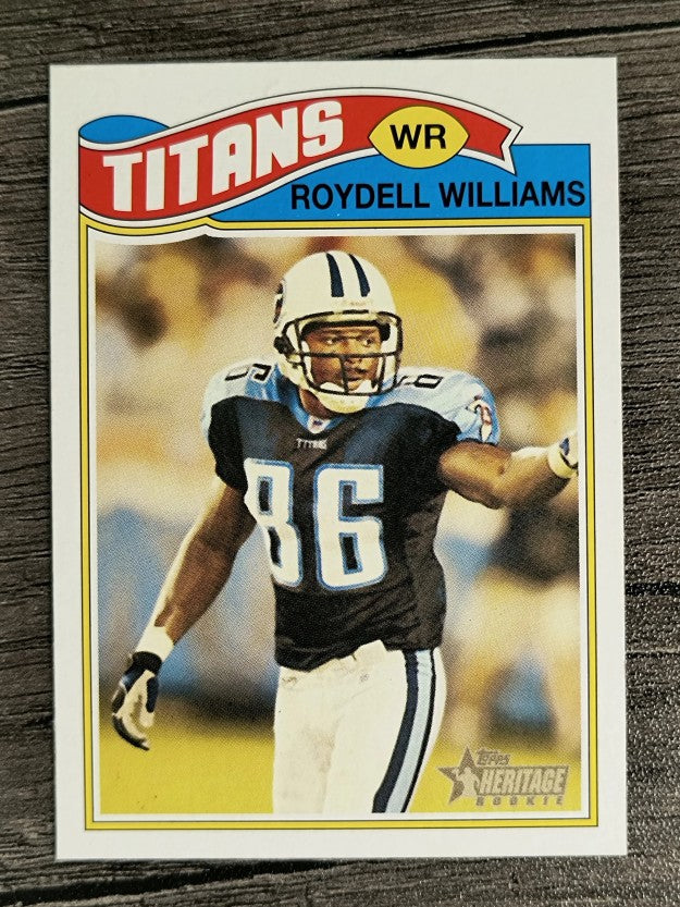 2005 Topps Heritage #294 Roydell Williams RC