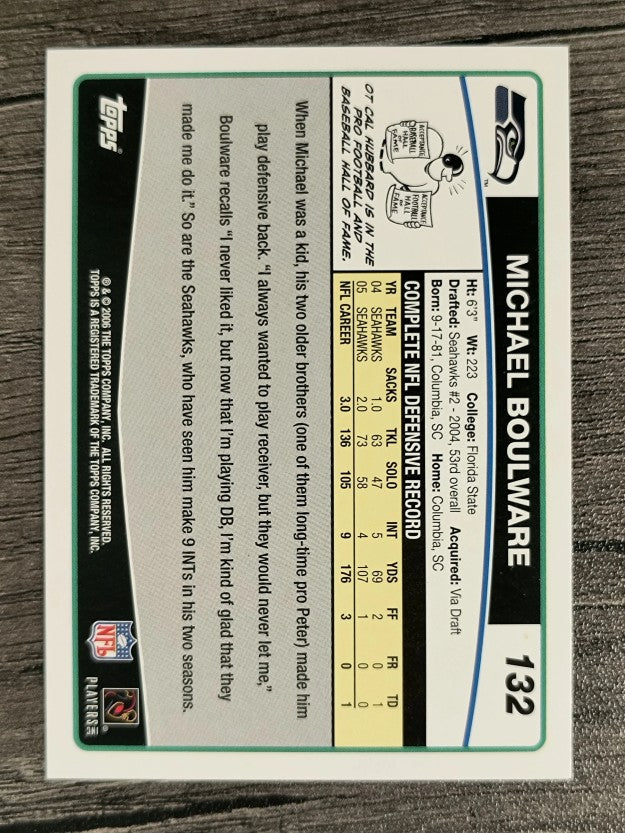 2006 Topps #132 Michael Boulware