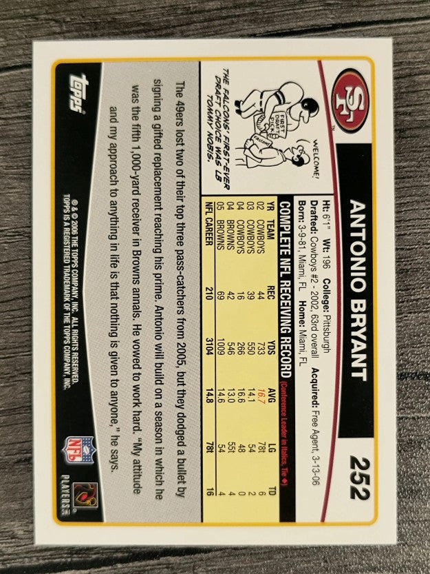 2006 Topps #252 Antonio Bryant