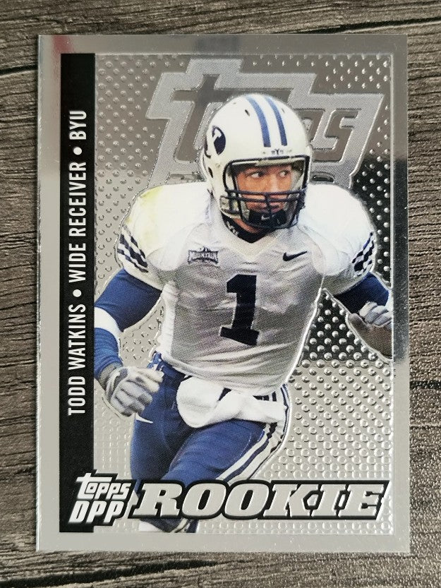 2006 Topps Draft Picks and Prospects Chrome Black #164 Todd Watkins