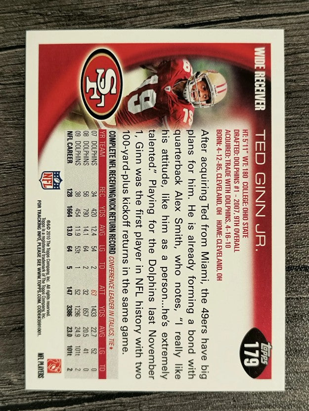 2010 Topps #179 Ted Ginn