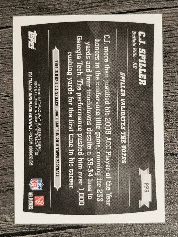2010 Topps Peak Performance #PP3 C.J. Spiller
