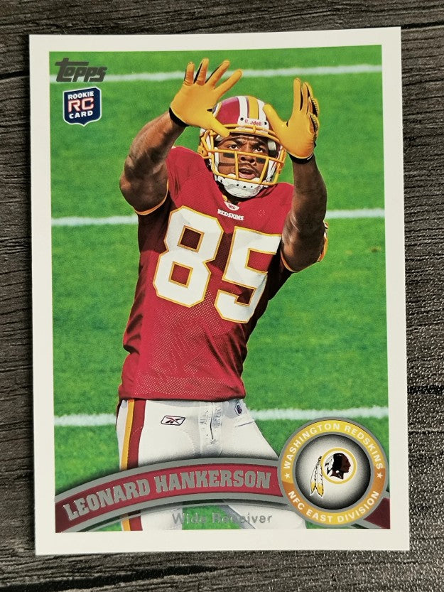 2011 Topps #11A Leonard Hankerson RC/no football in photo