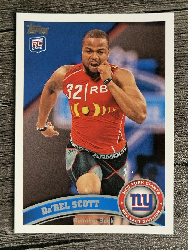 2011 Topps #55 Da'Rel Scott RC
