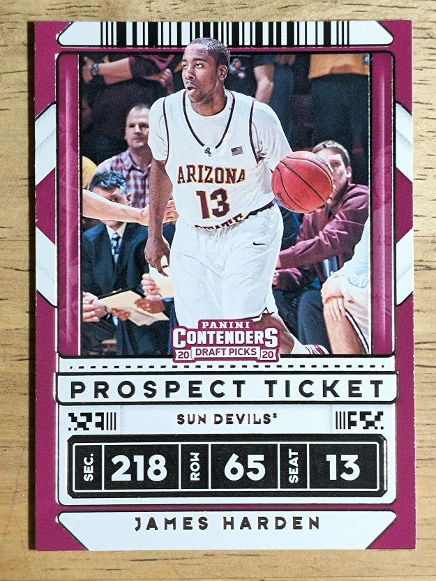 2020-21 Panini Contenders Draft Picks #2 James Harden