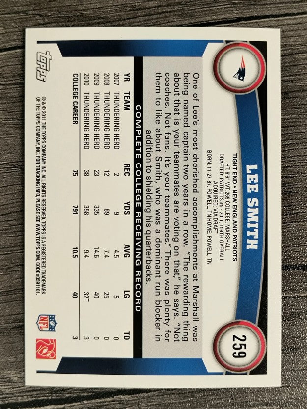2011 Topps #259 Lee Smith RC