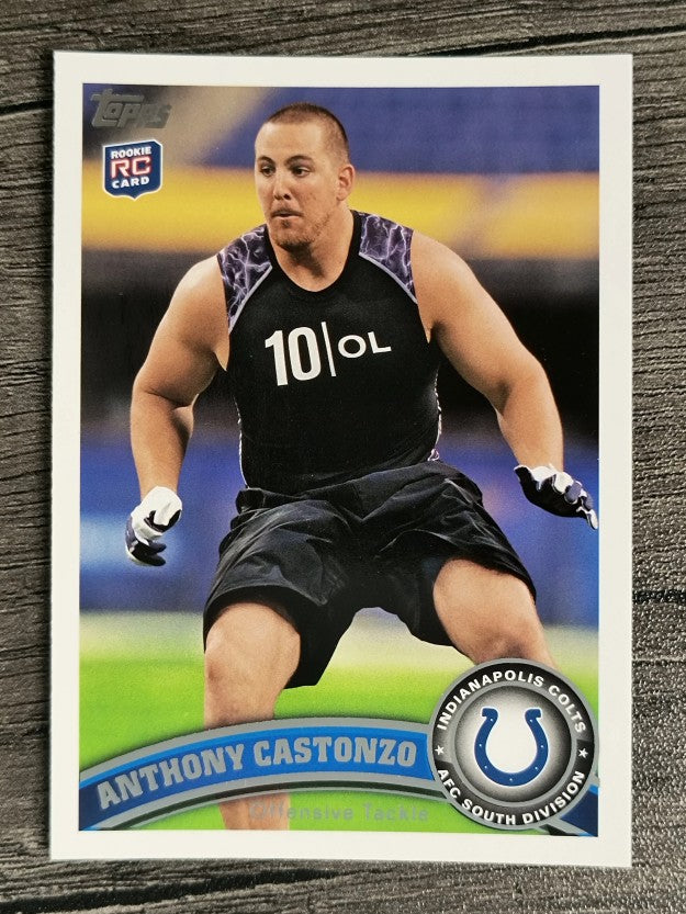 2011 Topps #337 Anthony Castonzo RC