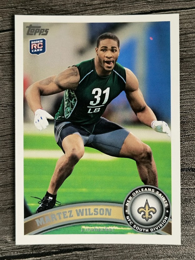 2011 Topps #357 Martez Wilson RC