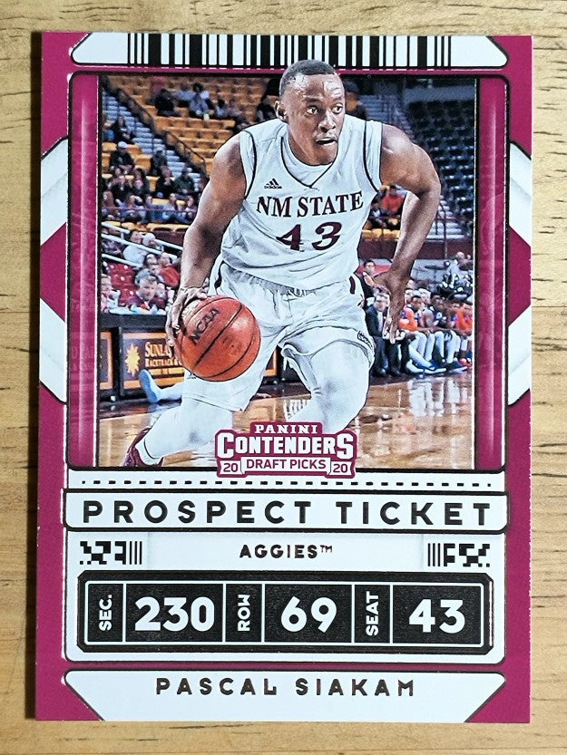 2020-21 Panini Contenders Draft Picks Variations #17 Pascal Siakam