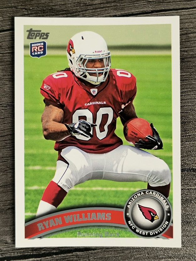 2011 Topps #395A Ryan Williams RC/cutting pose