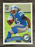 2011 Topps #424A Mikel Leshoure RC/running pose