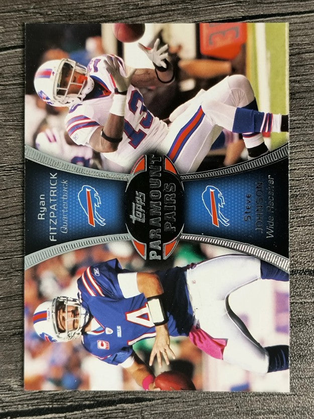 2012 Topps Paramount Pairs #PAFJ Ryan Fitzpatrick/Steve Johnson