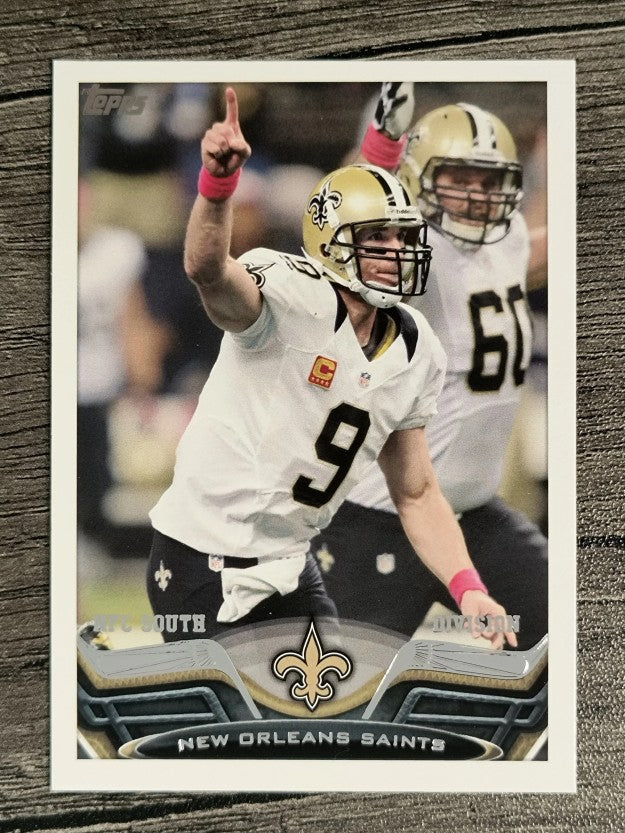 2013 Topps #16 New Orleans Saints/Drew Brees