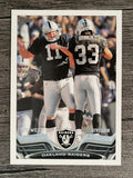 2013 Topps #167 Oakland Raiders/Sebastian Janikowski/Tyvon Branch