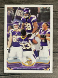 2013 Topps #169 Minnesota Vikings/Adrian Peterson/Jamarca Sanford/John Carlson