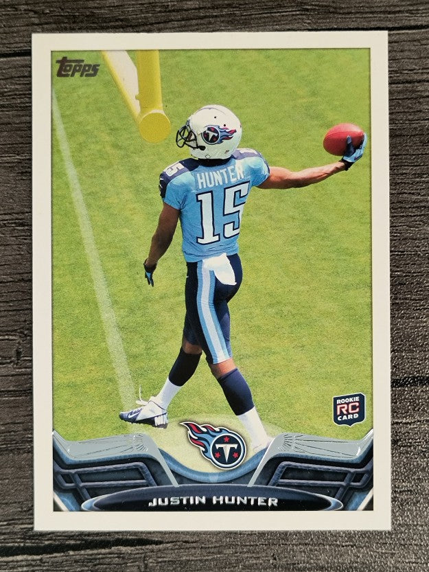 2013 Topps #248B Justin Hunter SP/ball in right hand (VGEX)