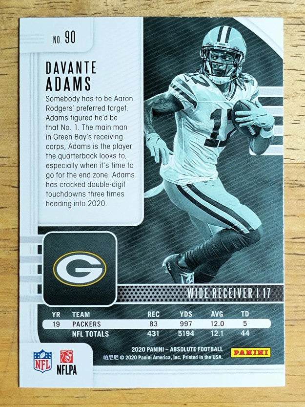2020 Absolute Retail #90 Davante Adams