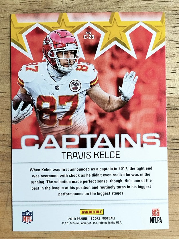 2019 Score Captains #25 Travis Kelce