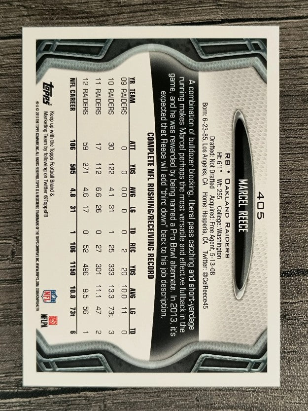 2013 Topps #405 Marcel Reece