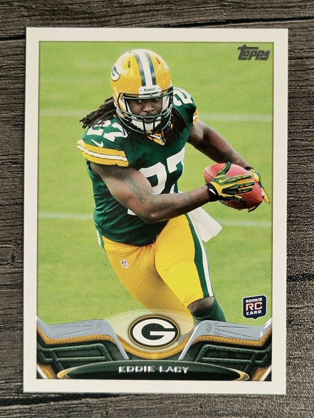 2013 Topps #406A Eddie Lacy RC/ball in both hands
