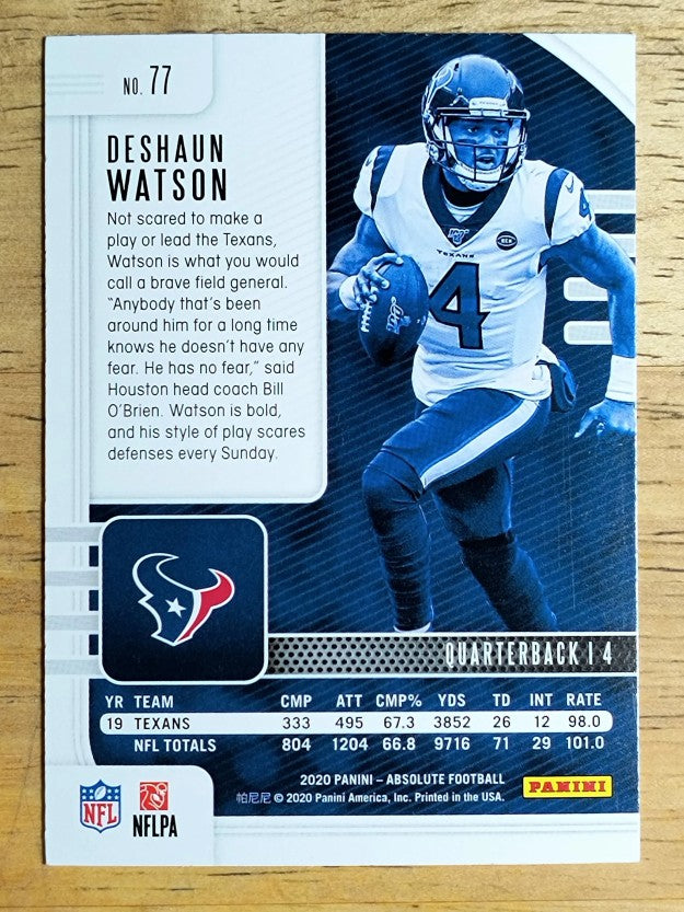 2020 Absolute Retail #77 Deshaun Watson