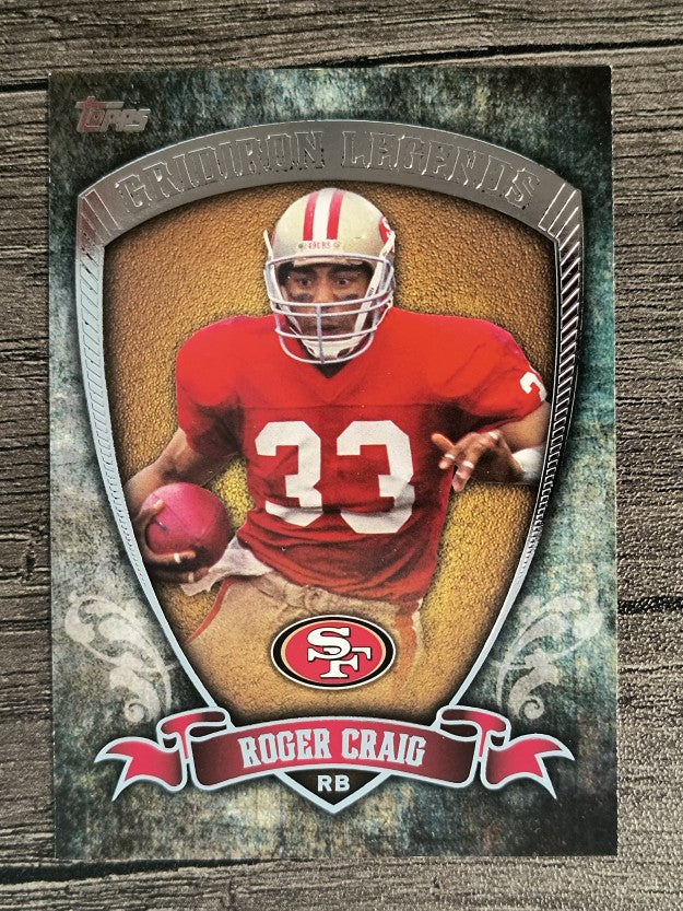2013 Topps Gridiron Legends #GLRC Roger Craig