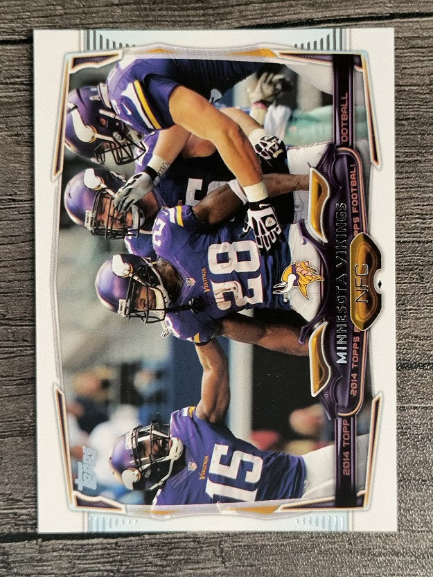 2014 Topps #68A Minnesota Vikings/Adrian Peterson