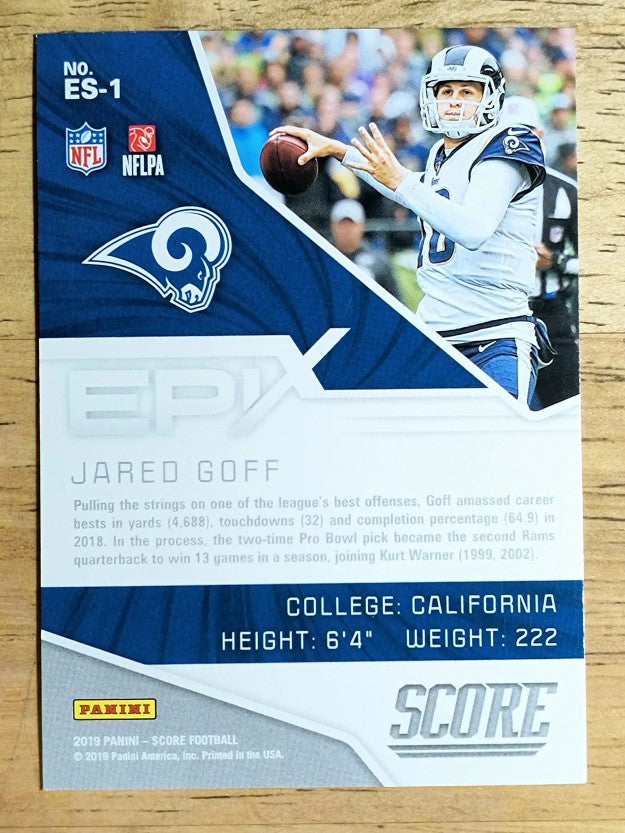 2019 Score Epix Season #1 Jared Goff