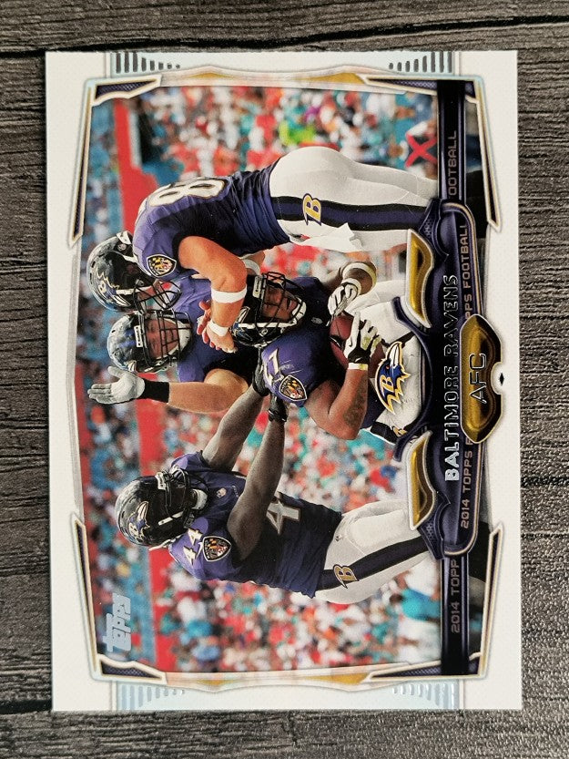 2014 Topps #101 Baltimore Ravens/Ray Rice/Vonta Leach