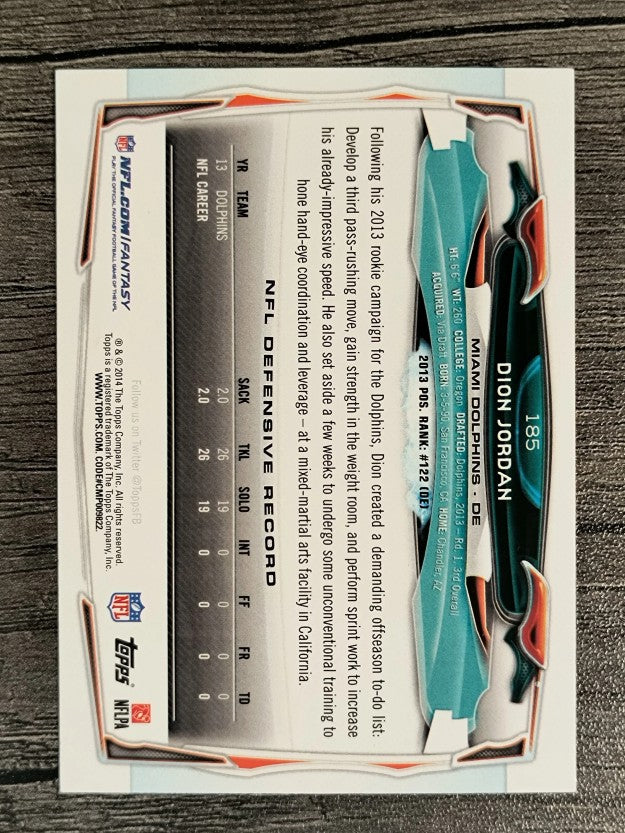 2014 Topps #185 Dion Jordan