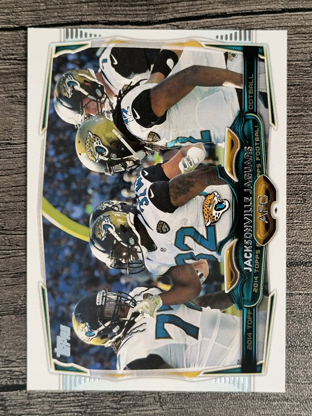 2014 Topps #299 Jacksonville Jaguars/Chad Henne/Mike Brown/Maurice Jones-Drew
