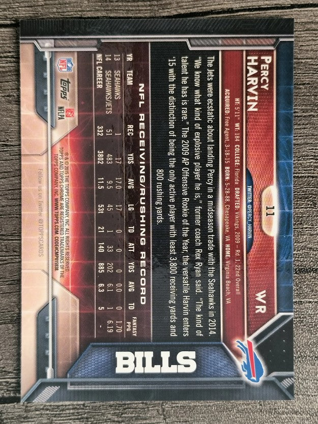 2015 Topps Chrome #11 Percy Harvin