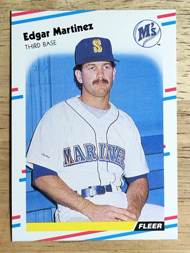 1988 Fleer #378 Edgar Martinez RC