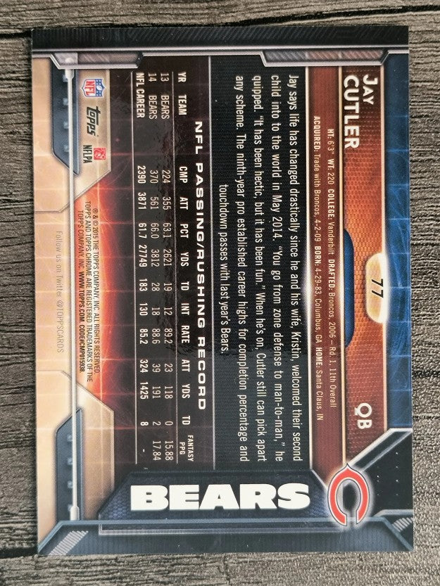 2015 Topps Chrome #77 Jay Cutler