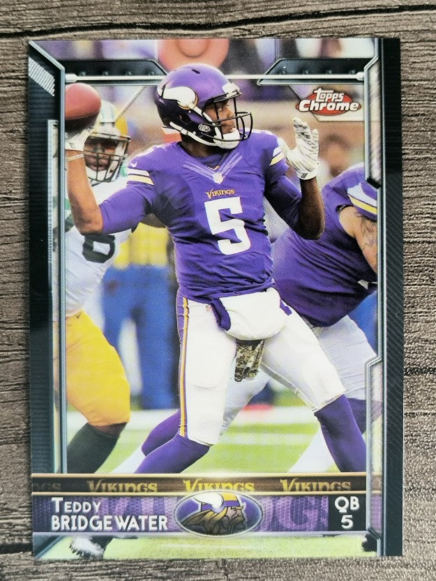 2015 Topps Chrome #79 Teddy Bridgewater