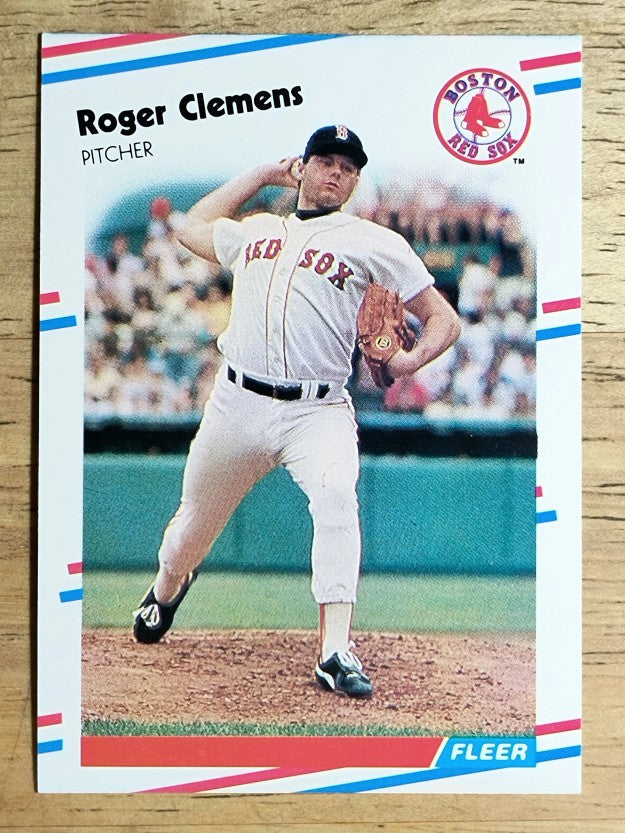 1988 Fleer #349 Roger Clemens