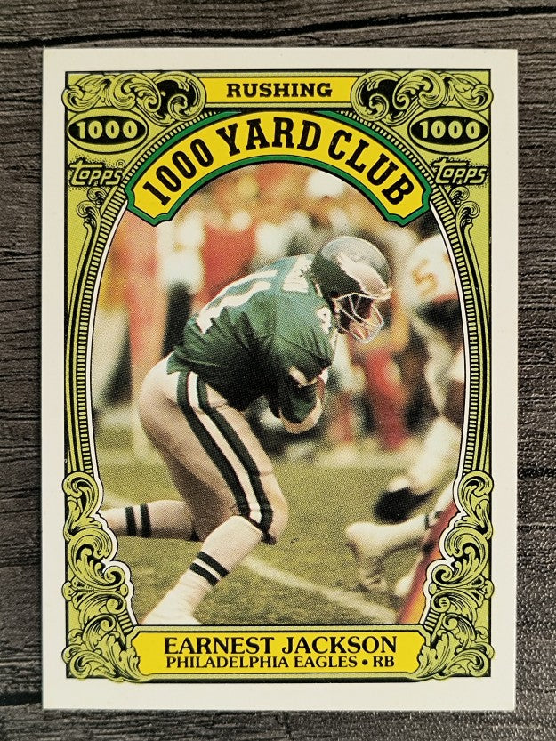 1986 Topps 1000 Yard Club #23 Earnest Jackson