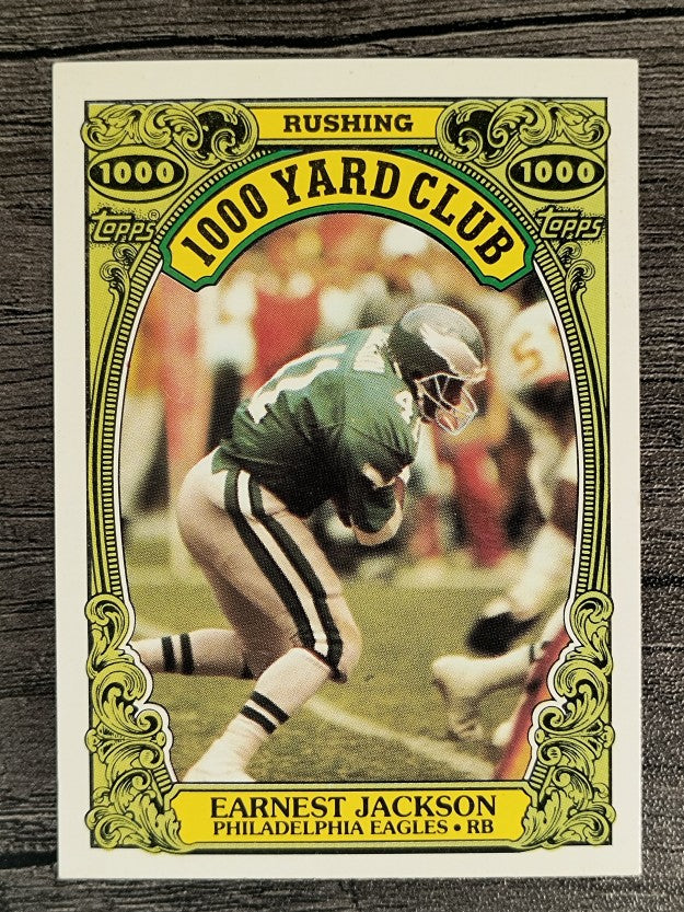 1986 Topps 1000 Yard Club #23 Earnest Jackson