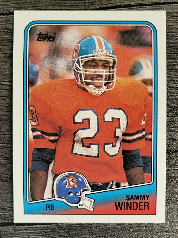 1988 Topps #24 Sammy Winder