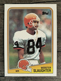 1988 Topps #89 Webster Slaughter RC