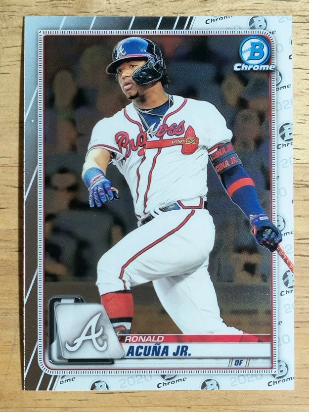 2020 Bowman Chrome #28 Ronald Acuna Jr.