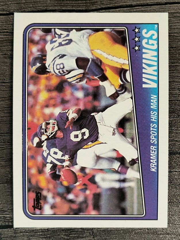 1988 Topps #146 Vikings TL/Tommy Kramer