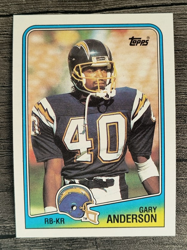 1988 Topps #205 Gary Anderson RB