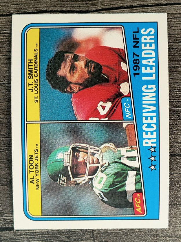 1988 Topps #216 Receiving Leaders/Al Toon/J.T. Smith