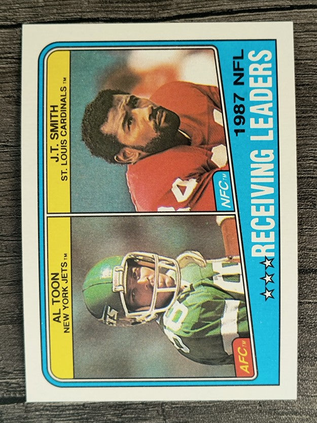 1988 Topps #216 Receiving Leaders/Al Toon/J.T. Smith