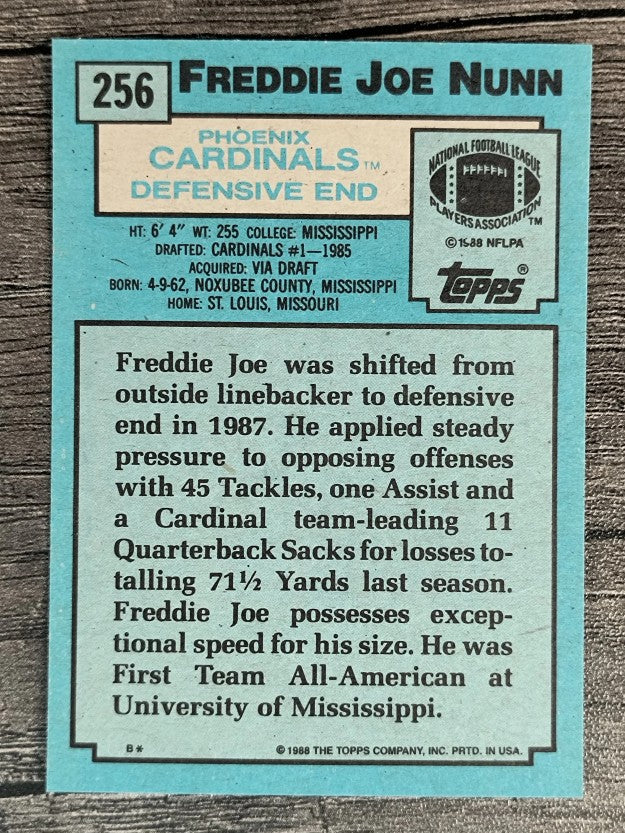1988 Topps #256 Freddie Joe Nunn