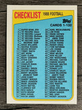 1988 Topps #394 Checklist 1-132