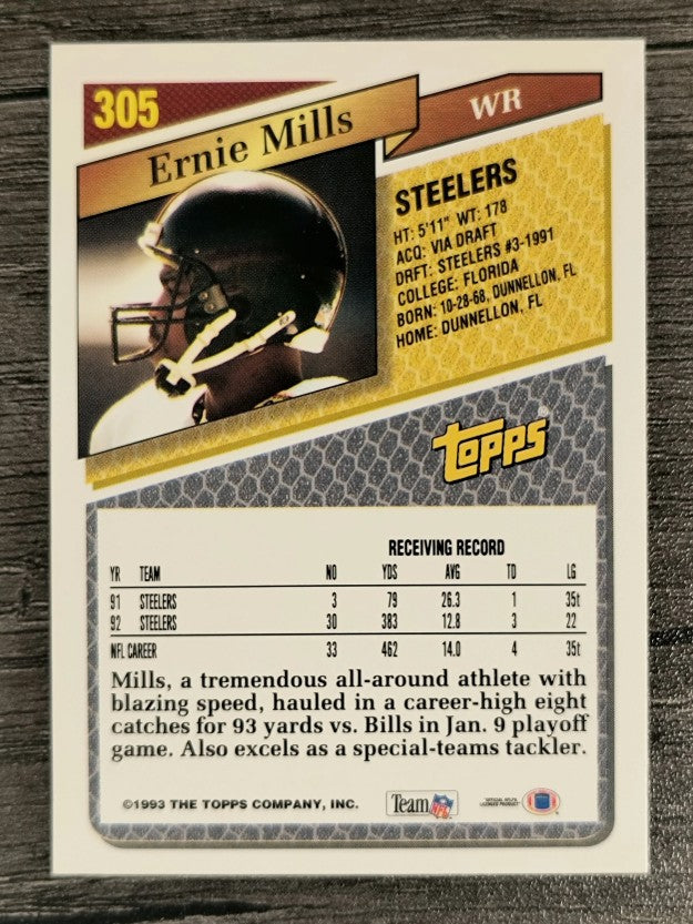 1993 Topps Gold #305 Ernie Mills